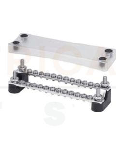 Prolec BBD12M4S Double Row Stepped Bus Bar 4 Stud 12x2 Screws 150A