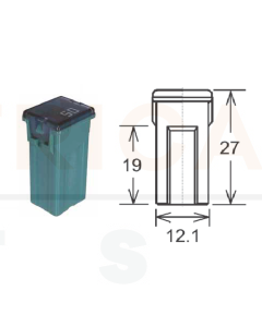 Micro JCase Fuse MJC025 Low Profile 25A 32VDC