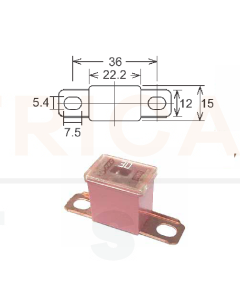 Pal Fuses Straight Male Terminal Large SBF140 140A 32VDC Link