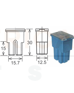 Pal Fuses Female Terminal Large ASF030 - Pink 30A 32VDC