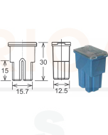 Pal Fuse Female Terminal Large ASF040 - Green 40A 32VDC